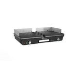 Plancha électrique - LITTLE BALANCE - Dual 2000 Nopifas - 2000 W - 2 zones indépendantes - Sans PFAS - Noir