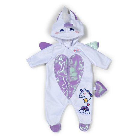 Grenouillere pour poupon - BABY BORN - Grenouillere Licorne - Accessoire vendu sans le poupon - Taille 43cm -Des 3 ans