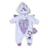Grenouillere pour poupon - BABY BORN - Grenouillere Licorne - Accessoire vendu sans le poupon - Taille 43cm -Des 3 ans