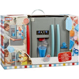 Little Tikes - Mon 1er frigo - Jeu d'imitation - Distributeur de glaçons réaliste - Lumieres et bruits réalistes - Nourritures et bo