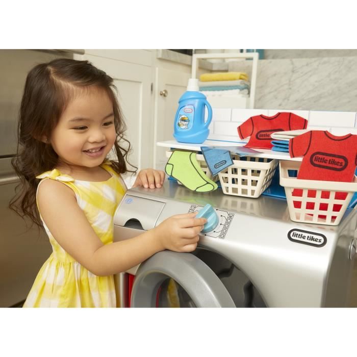 Little Tikes - Mon 1ere machine a laver - Jeu d'imitation - Avec accessoires - Des 3ans