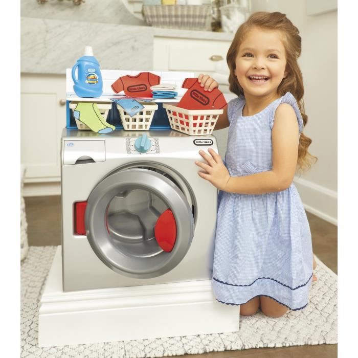 Little Tikes - Mon 1ere machine a laver - Jeu d'imitation - Avec accessoires - Des 3ans