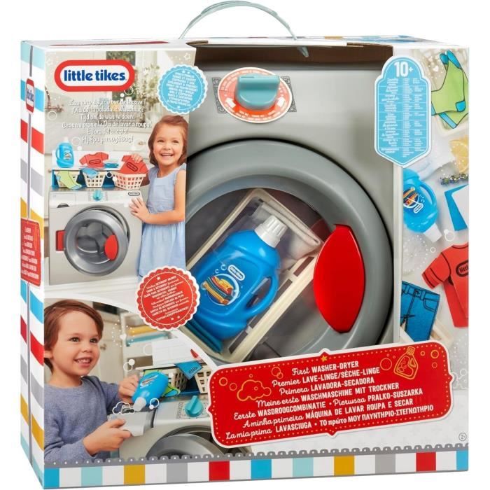 Little Tikes - Mon 1ere machine a laver - Jeu d'imitation - Avec accessoires - Des 3ans