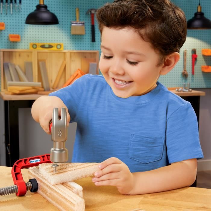 Little Tikes -  Kit de Construction Créatif - Marteau et clous - Des 3 ans