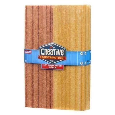 Creative Construction- Wood 6 pk