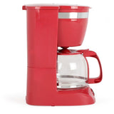 Cafetiere électrique - LIVOO - DOD163RC - 800 W - 1,25 L - 12 tasses - Rouge