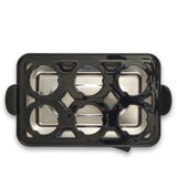 Cuiseur a oeufs - LIVOO - DOC290 - 400W - 6 oeufs - Acier inoxydable - Maintien au chaud - Support a oeufs, couvercle et verre doseur