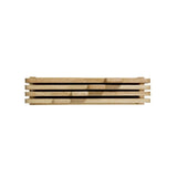 Set de 4 planches a découper - LIVOO - MES142 - Bois d'hévéa - Avec languettes 26 x 18 cm - Support de rangement