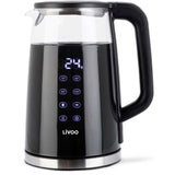 Bouilloire digitale - LIVOO - DOD198 - 2200 W - 1,7 L - Verre transparent
