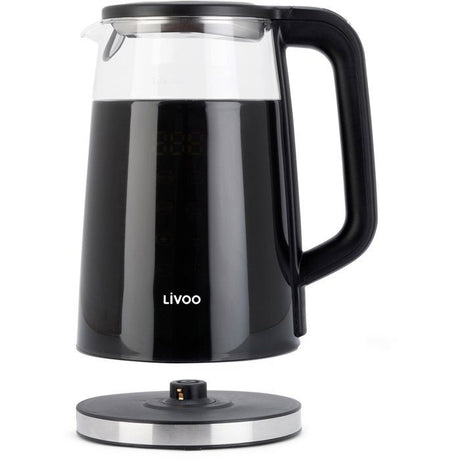 Bouilloire digitale - LIVOO - DOD198 - 2200 W - 1,7 L - Verre transparent