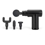 Pistolet de massage sans fil - LIVOO - DOS200 - 40 min - 4 tetes - 6 vitesses - Pochette de transport - Noir