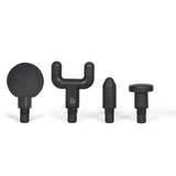 Pistolet de massage sans fil - LIVOO - DOS200 - 40 min - 4 tetes - 6 vitesses - Pochette de transport - Noir