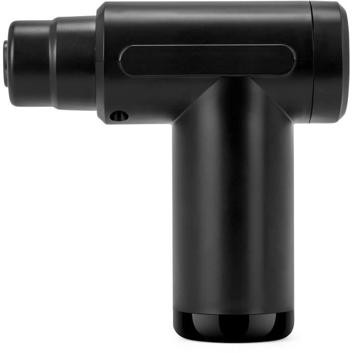 Pistolet de massage sans fil - LIVOO - DOS200 - 40 min - 4 tetes - 6 vitesses - Pochette de transport - Noir