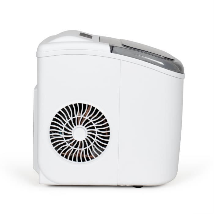 Machine a glaçons - LIVOO - DOM484 - Jusqu'a 12 kg/j - Réservoir 1,2L - Bac a glaçons 600g - 9 cubes par cycle - Autonettoyant
