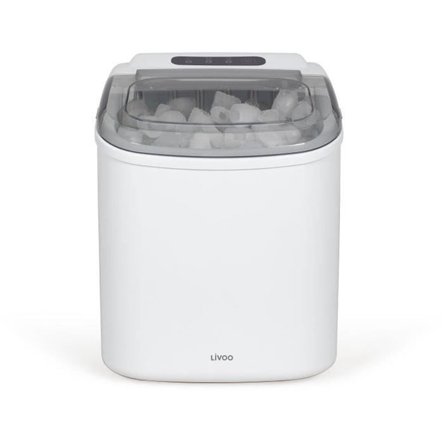 Machine a glaçons - LIVOO - DOM484 - Jusqu'a 12 kg/j - Réservoir 1,2L - Bac a glaçons 600g - 9 cubes par cycle - Autonettoyant