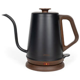 Bouilloire col de cygne - LIVOO - DOD206 - 1360 W -1 L - Socle 360° - Noir / Marron