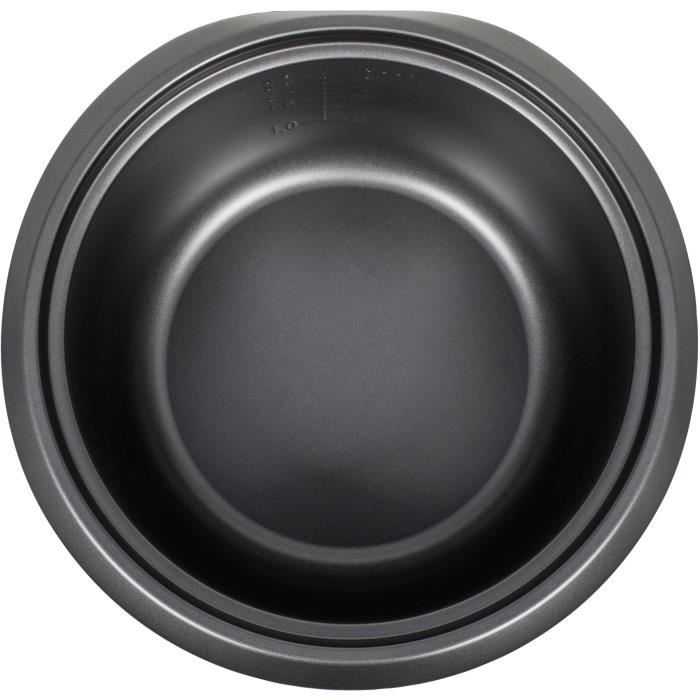 Cuiseur a riz et vapeur acier inoxydable - LIVOO - DOC293 - 1000W - 2,8L - Acier inoxydable - Maintien au chaud