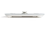 Pese-personne impédancemetre dynamo - LIVOO - DOM465W - Sans pile - 6 indicateurs - Max 150 kg - 4 profils - LCD - Blanc