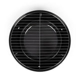 Barbecue a charbon portable - LIVOO - DOC301 - ø34 cm - Grille chromé - Hauteur 18 cm - Poignées - Loquets de sécurité