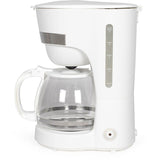 Cafetiere électrique - LIVOO - DOD200W - 750 W - 1,25 L - 10 a 12 tasses - Blanc
