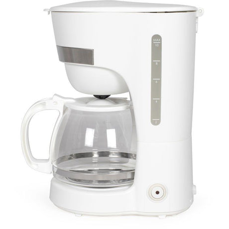 Cafetiere électrique - LIVOO - DOD200W - 750 W - 1,25 L - 10 a 12 tasses - Blanc