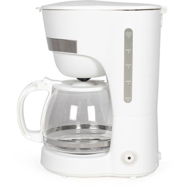 Cafetiere électrique - LIVOO - DOD200W - 750 W - 1,25 L - 10 a 12 tasses - Blanc