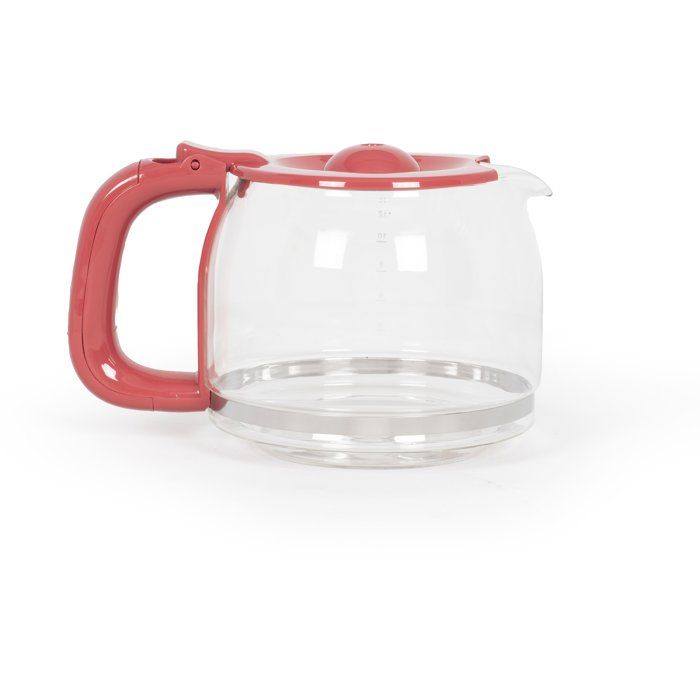 Cafetiere électrique - LIVOO - DOD201RC - 1000 W - 1,5 L - 12 a 14 tasses - Rouge chili