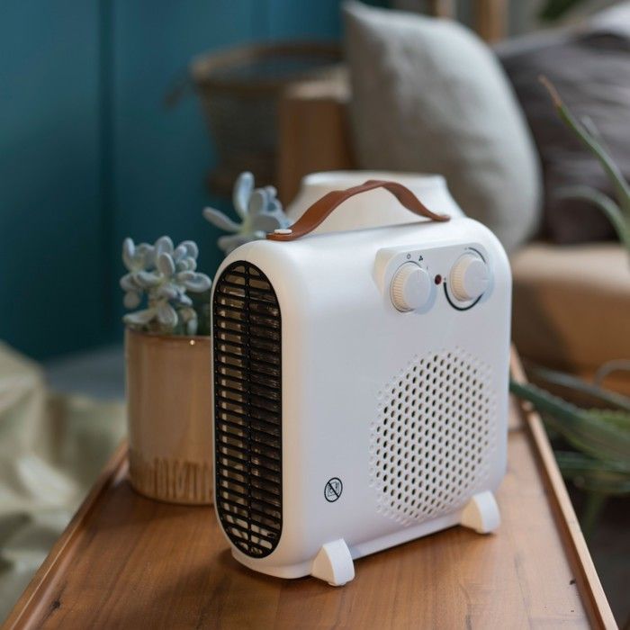 Chauffage soufflant - LIVOO - DOM476 - 900-2000W - 20 m² - Thermostat ajustable - Anti-surchauffe - Verticale et horizontale