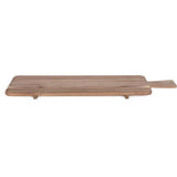 Maxi planche apéritive - LIVOO - MES151 - Bois acacia FSC - 75 x 19,5 cm - Pieds en bois