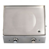 Plancha électrique inox 2 thermostats - LIVOO - DOC302 - 2800W - Plaque amovible en acier inoxydable - 2 thermostats ajustables