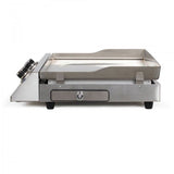 Plancha électrique inox 2 thermostats - LIVOO - DOC302 - 2800W - Plaque amovible en acier inoxydable - 2 thermostats ajustables
