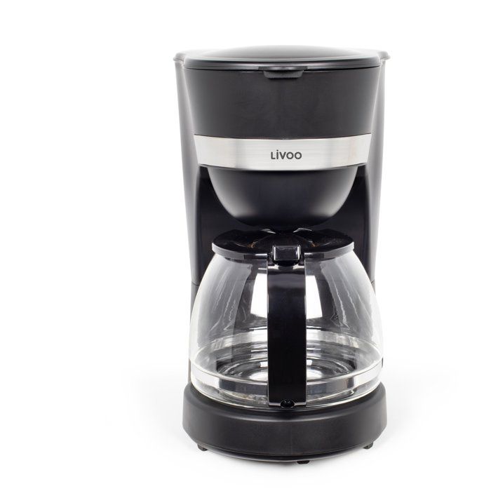 Cafetiere électrique - LIVOO - DOD200N - 750 W - 1,25 L - 10 a 12 tasses - Noir