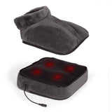 Masseur shiatsu 2 en 1 - LIVOO - DOS204 - Pieds et dos - 24 tetes - 3 vitesses - Avec ou sans chaleur - Gris