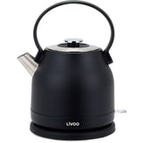 Bouilloire rétro - LIVOO - DOD202N - 2200 W - 1,5 L - Socle 360° - Noir