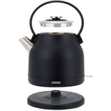 Bouilloire rétro - LIVOO - DOD202N - 2200 W - 1,5 L - Socle 360° - Noir