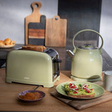 Bouilloire rétro - LIVOO - DOD202M - 2200 W - 1,5 L - Socle 360° - Matcha