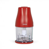 Hachoir - LIVOO - DOP244R - 400W - 1 vitesse et turbo - Bol gradué 300 ml - 2 lames acier inoxydable