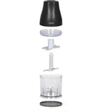 Hachoir - LIVOO - 300 ml - 400 W - 1 vitesse et fonction turbo - 2 lames en inox - Noir