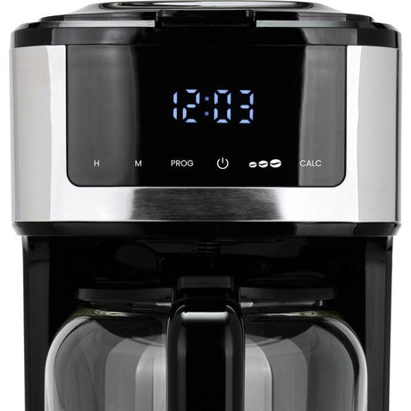 Cafetiere électrique programmable - LIVOO - DOD208 - 900 W - 1,8 L - 12 a 15 tasses - Noir