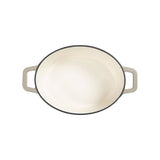Cocotte ovale - LIVOO - MEP129G - 4,5 L - Fonte émaillée - Couvercle avec picots - Tous feux - 29 x 22 cm