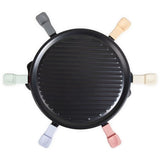 Appareil a raclette 6 personnes - LIVOO - DOC207P - 800W - 6 personnes - Porte grill amovible - 6 spatules et 6 caquelons