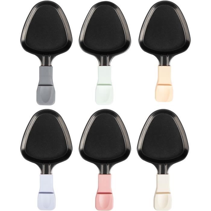 Appareil a raclette 6 personnes - LIVOO - DOC207P - 800W - 6 personnes - Porte grill amovible - 6 spatules et 6 caquelons