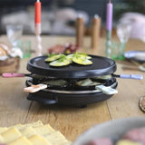 Appareil a raclette 6 personnes - LIVOO - DOC207P - 800W - 6 personnes - Porte grill amovible - 6 spatules et 6 caquelons