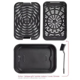 Friteuse sans huile et grill - LIVOO - Livoo x Marmiton - DOC305 - 6 L - 1500-1700 W - 2 en 1 - 8 programmes - 4 réglages de chauffe