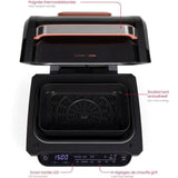 Friteuse sans huile et grill - LIVOO - Livoo x Marmiton - DOC305 - 6 L - 1500-1700 W - 2 en 1 - 8 programmes - 4 réglages de chauffe