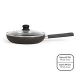 Sauteuse 26 cm - LIVOO - MEP153N - Antiadhésif sans PFOA ni PFOS - Manche silicone - Tous feux dont induction