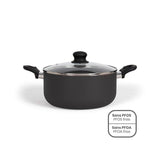 Faitout - LIVOO - MEP150R - 24 cm - Antiadhésif sans PFOA ni PFOS - Poignées silicone - Tous feux dont induction