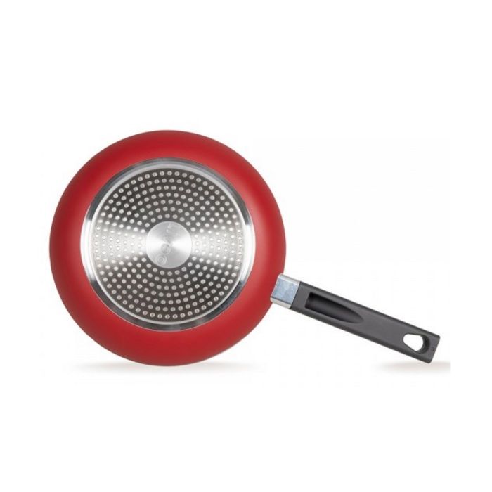 Sauteuse - LIVOO MEP153R - 26 cm - Antiadhésif sans PFOA ni PFOS - Poignée silicone - Tous feux dont induction - Rouge