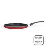 Premier Chef - Crepiere 26 cm - LIVOO - MEP149 - Antiadhésif sans PFOA ni PFOS - Manche silicone - Tous feux dont induction