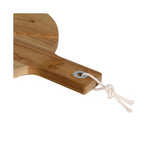 Set a pizza - LIVOO - MES158 - Bois acacia - 30 x 45 cm - 1 roulette a pizza - Poignée avec trou de suspension